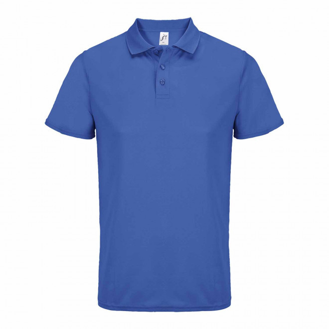 POLO DE SPORT PERSONNALISABLE MIXTE 'PITCHER' - bleu royal