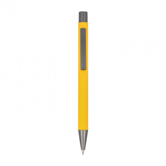 STYLO PERSONNALISE 'SOFTLY RECYCLE'  - jaune