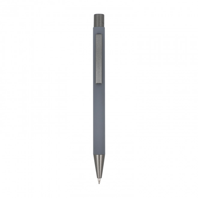 STYLO PERSONNALISE 'SOFTLY RECYCLE'  - gris foncé