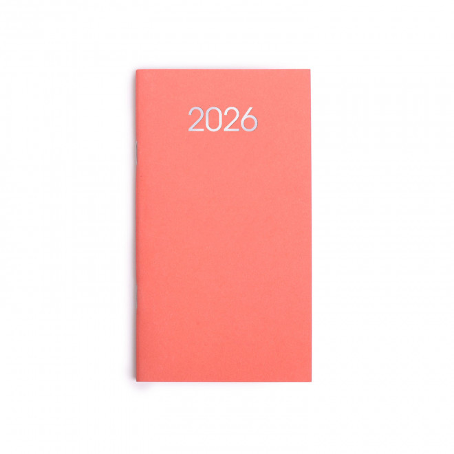AGENDA QUINZAINIER DE POCHE PERSONNALISABLE 'OFFIXE' - corail