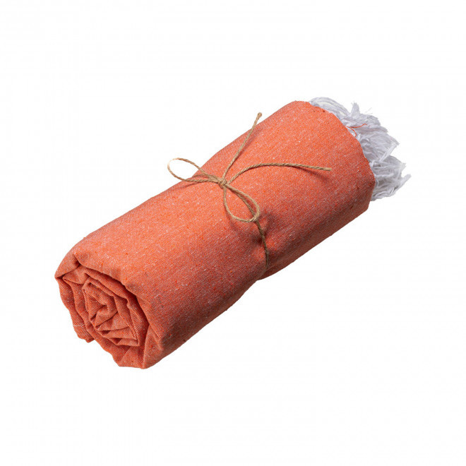 PAREO/FOUTA PERSONNALISE 'HORTENSE 150 UNI' - orange