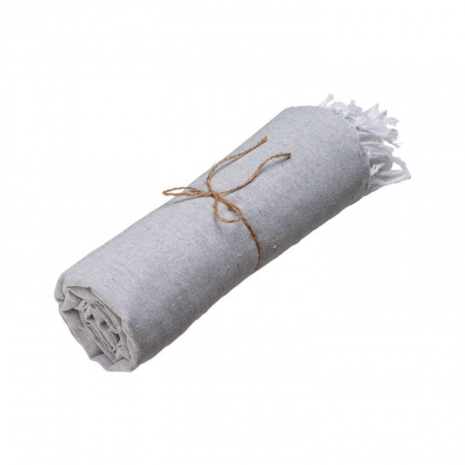 PAREO/FOUTA PERSONNALISE 'HORTENSE 150 UNI' - gris
