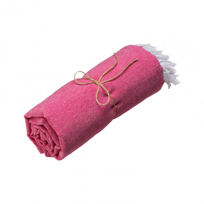 PAREO/FOUTA PERSONNALISE 'HORTENSE 150 UNI' - fuchsia