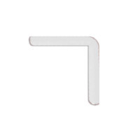 863060 | COINS EN MÉTAL POUR 'LURO' BLANC