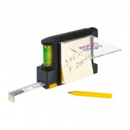METRE NIVEAU 2 M ET BLOC NOTES 'METRO PAD'