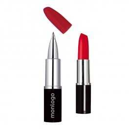 STYLO PUBLICITAIRE EN FORME DE ROUGE À LÈVRES 'LIPSTICK'
