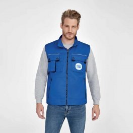 BLOUSON PERSONNALISABLE SANS MANCHES WORKWEAR MIXTE 'ZENITH PRO'
