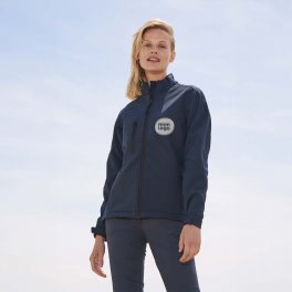 VESTE PUBLICITAIRE ZIPPÉE SOFTSHELL FEMME 'RELAX' 340 GR/M²