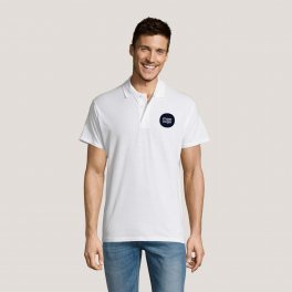 POLO PUBLICITAIRE HOMME 'SUMMER' BLANC 170 GR/M²
