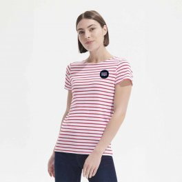 T SHIRT MARINIÈRE PUBLICITAIRE FEMME 'MILES' 150GR/M²