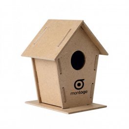 NICHOIR PUBLICITAIRE EN BOIS 'BIRDY'