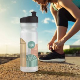 GOURDE DE SPORT PERSONNALISÉE 750ML TRANSLUCIDE 'TRAIL' 
