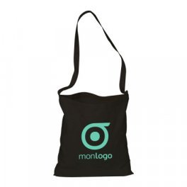 TOTE BAG PUBLICITAIRE BANDOULIÈRE 'PUERTO' NOIR