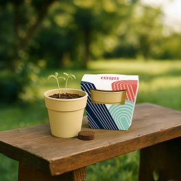 KIT DE PLANTATION BIODÉGRADABLE PERSONNALISÉ 'ARROSY'
