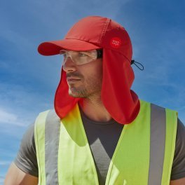 CASQUETTE DE TRAVAIL PROTEGE NUQUE PERSONNALISABLE 'DAIBO'