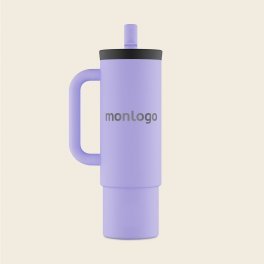 MUG 800 ML PERSONNALISABLE 'STRAW CUP 24BOTTLES'
