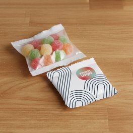 SACHET DE 10G BONBONS ACIDULES PERSONNALISABLE 'SWEETY'