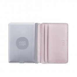 PORTE CARTES PERSONNALISÉ AVEC POWERBANK 3 000 MAH XOOPAR® 'INE'