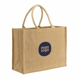 CABAS SHOPPING EN JUTE PUBLICITAIRE 'CORTINA'