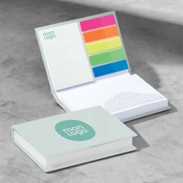 BLOC MEMOS ET MARQUE PAGES PUBLICITAIRE 'JONAX RIGIDE'