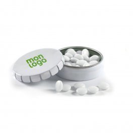 BOÎTE À BONBONS PUBLICITAIRE BIO 'CLIC CLAC'