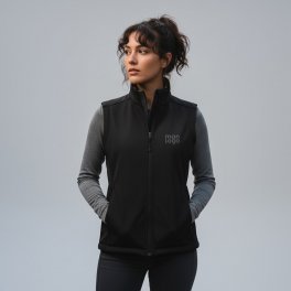 BODYWARMER SOFTSHELL FEMME PERSONNALISABLE 'RACE BW'