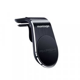 SUPPORT TÉLÉPHONE PUBLICITAIRE MAGNÉTIQUE POUR VOITURE AKASHI® 'CARTU'