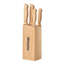 SET DE COUTEAUX PERSONNALISABLE EN BOIS 'MESSER'