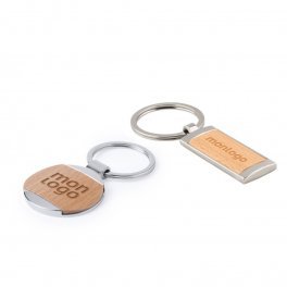 PORTE CLÉS PERSONNALISÉ EN BOIS 'KEYWOOD' 