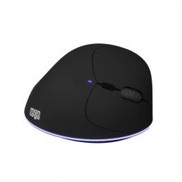SOURIS PUBLICITAIRE ERGONOMIQUE SANS FIL 'RUBBA'