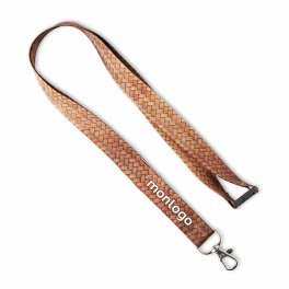 TOUR DE COU PERSONNALISÉ LANYARD EN RPET 'OTTAWA'