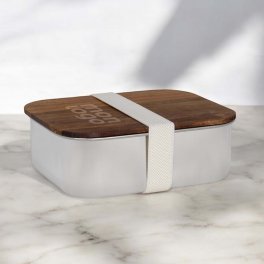 LUNCH BOX EN ACIER RECYCLE RCS PERSONNALISABLE 'DELIZIA'