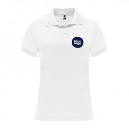 POLO PERSONNALISÉ FEMME BLANC 'MONZHA'
