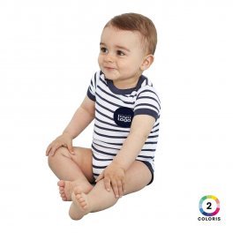 BODY PERSONNALISABLE MARINIERE BEBE 'MILES'