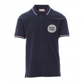 POLO PERSONNALISABLE MIXTE TRICOLORE 'FRANCIA'