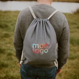 SAC À DOS PUBLICITAIRE EN COTON BIO 140 GR/M² 'PAPEY'