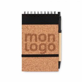 BLOC NOTES PUBLICITAIRE AVEC STYLO 'PAPYRUS LIEGE'