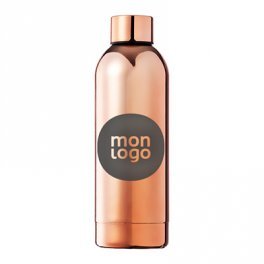 BOUTEILLE PERSONNALISABLE ACIER CUIVRE 800 ML 'KOBERRA'
