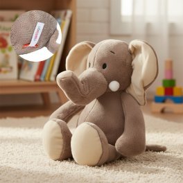 PELUCHE ELEPHANT PERSONNALISABLE 'DUMBA'