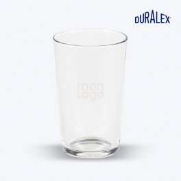VERRE EN VERRE DURALEX 33CL PERSONNALISABLE 'UNIE'