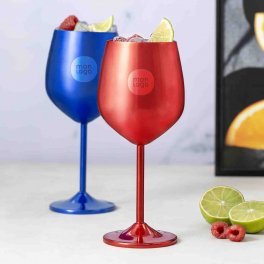 VERRE A VIN PERSONNALISABLE ALUMINIUM 'VINYCOLOR'