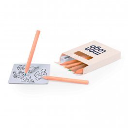 ETUI 6 CRAYONS PERSONNALISABLE 'SKETCH ENSEMENCE'