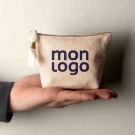 PORTE MONNAIE COTON RECYCLE PERSONNNALISABLE 'PEZOS'