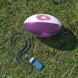 MINI BALLON DE RUGBY PERSONNALISÉ 'DROPS MINI'