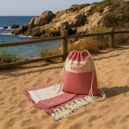 SAC A DOS FOUTA PERSONNALISE 'CAREO ECO'
