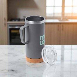 MUG ISOTHERME RECYCLE PERSONNALISABLE 'MAFLOW POIGNEE COLOR'