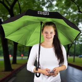 PARAPLUIE PERSONNALISABLE BICOLOR REVERSIBLE 'LIVERPOOL'