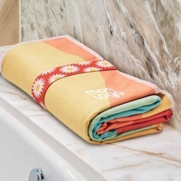 SERVIETTE PERSONNALISABLE 70x140CM 'POLLY ELASTIQUE'