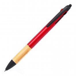 STYLO 3 COUL AVEC STYLET PERSONNALISABLE 'MAYALL BAMBOU'