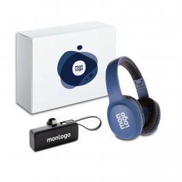 PACK PERSONNALISE CASQUE ET POWERBANK 'WOUSIK'